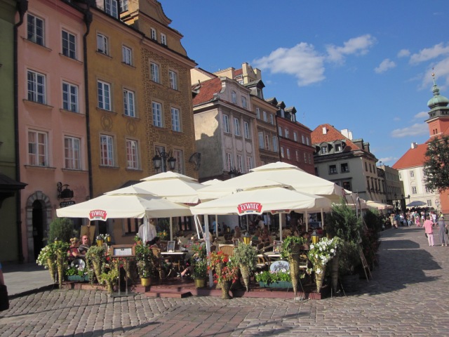 Warsaw Old Town cafes