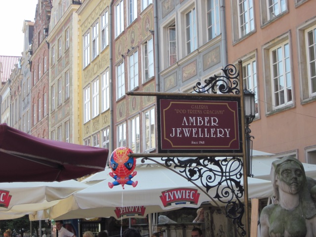 Amber jewellery shopping in Gdansk